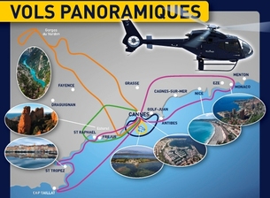 Helicopter trips in Cannes